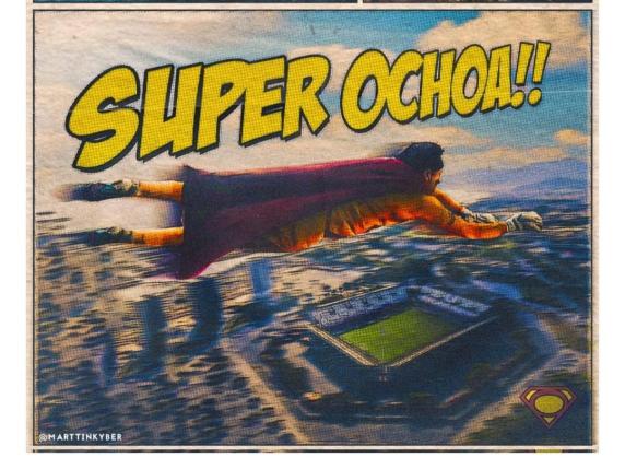 «Super Ochoa», il portiere-star della Salernitana diventa un fumetto