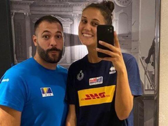 Pallavolo, Anna Danesi contro il fidanzato Davide Spinelli in Italia-Bosnia