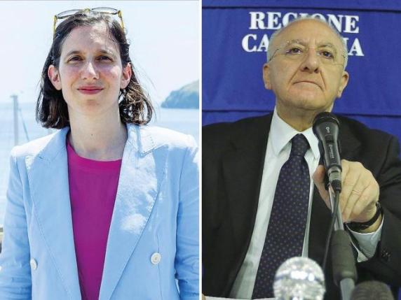 Elly (Schlein) reticente, Vincenzo (De Luca) cinico, attenti a quei due e al terzo mandato