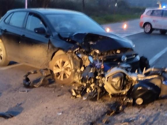 Incidente a San Paolo d'Argon, grave un motociclista dopo il frontale con un'auto