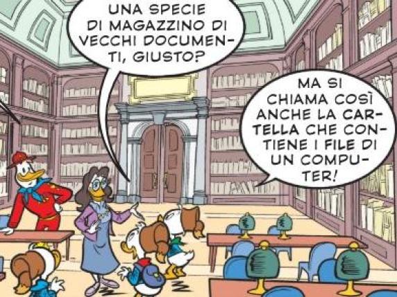 Napoli, Topolino all'Archivio di Stato: cinque fumetti alla scoperta di un giacimento di memorie
