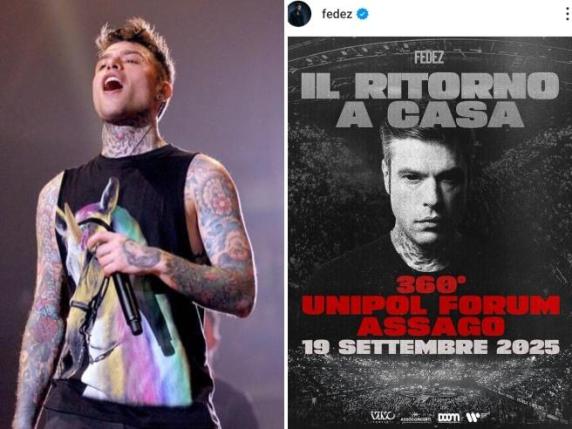 Fedez, primo concerto dal vivo dopo 6 anni: «Al Forum di Assago ritorno a casa, dal 2019 ho vissuto la musica lontano dal palco, ora il cambio di passo»