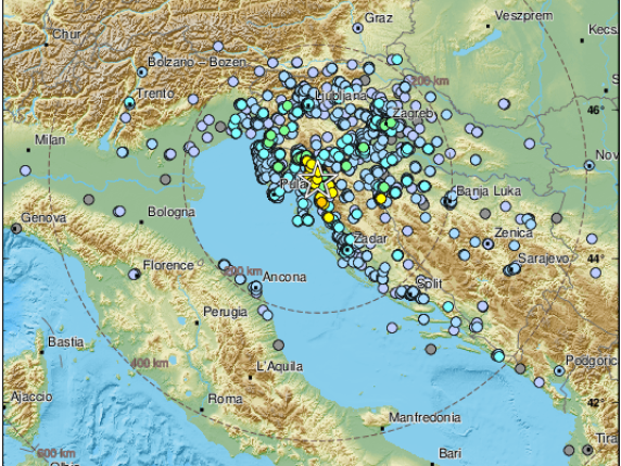 Terremoto sull'isola di Krk: la scossa avvertita anche in Friuli Venezia Giulia e Veneto. A Trieste gente in strada