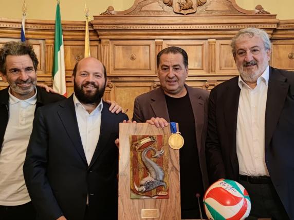 Fefè De Giorgi premiato dalla Provincia di Lecce: «Mi onora essere ambasciatore del Salento»