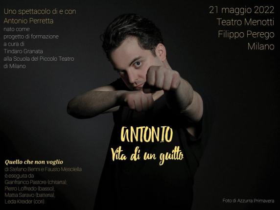 Teatro, l’attore casertano Antonio Perretta di scena a Contemporanea