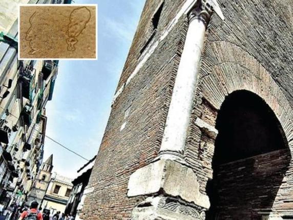 Napoli, il giallo dei profili di marmo svelati alla Pietrasanta: è la leggenda del demonio