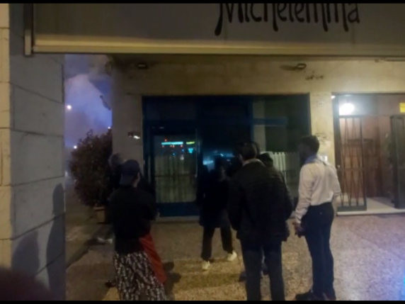 Incendio nella pizzeria Michelemmà a Bologna