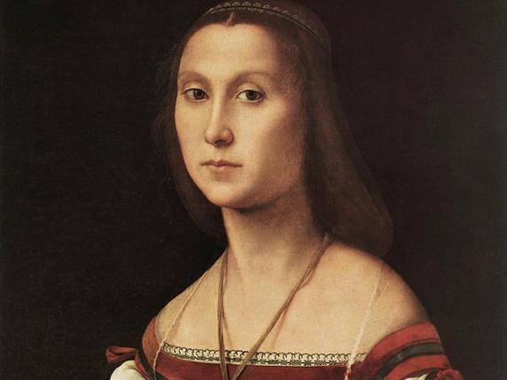 La «Muta» di Raffaello (1507) è esposta alla Galleria nazionale delle Marche
