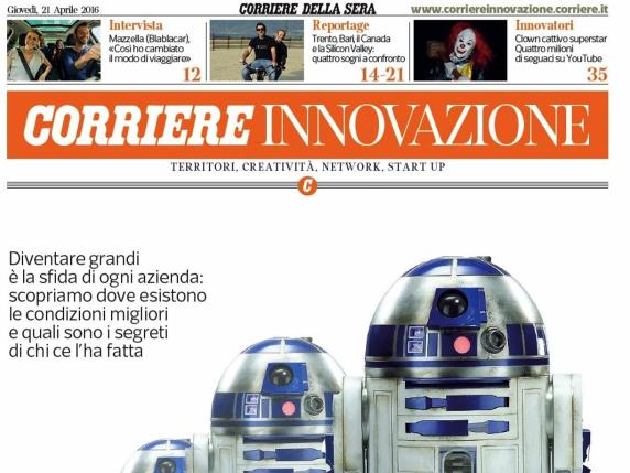 Il Corriere Innovazione è a Baricon la Puglia in primo piano
