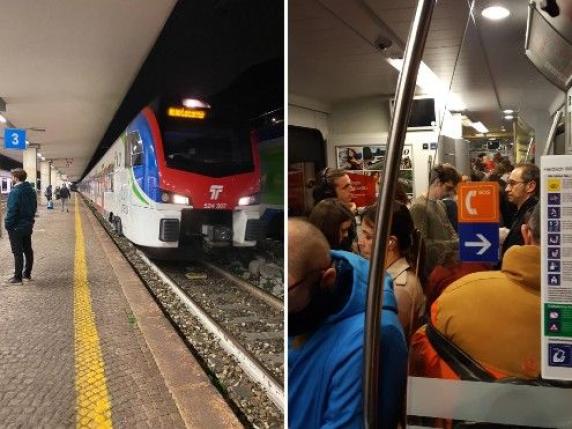 Milano-Como, l'odissea dei pendolari per tornare a casa: quattro ore bloccati nel treno TiLo 