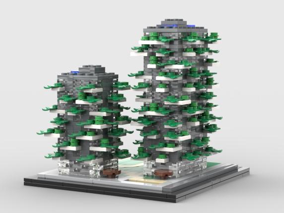 Il Bosco verticale di Lego