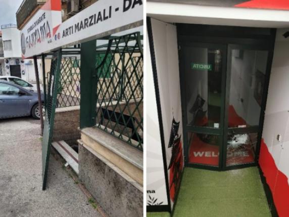 Pomigliano D'Arco, Divelti Cancelli E Ingresso Della Scuola Di Karate ...