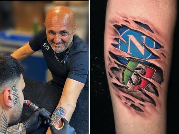 Spalletti, tatuaggio sul braccio con lo Scudetto del Napoli. La scelta d'amore prima dell'addio