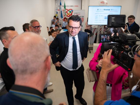 Vicenza, lo sconfitto Francesco Rucco «Questa è una città divisa in