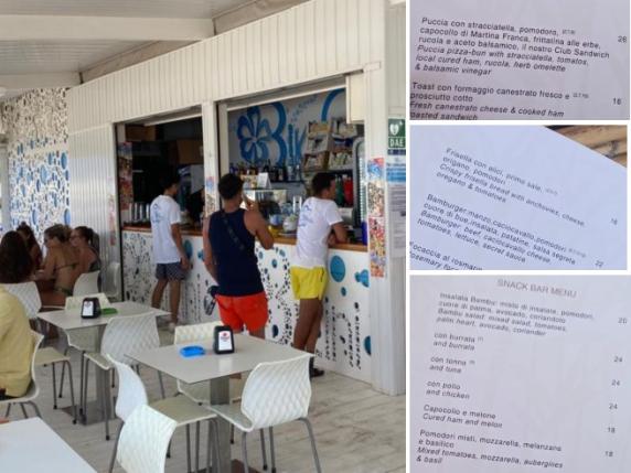 I prezzi-shock dei lidi pugliesi: una puccia 26 euro, una frisella 16. Così i turisti vengono spennati