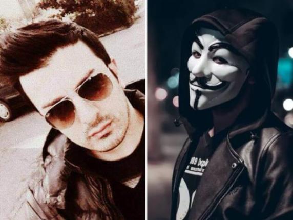 Pontecagnano, pedinato in auto per chilometri da un uomo con la maschera di Anonymous