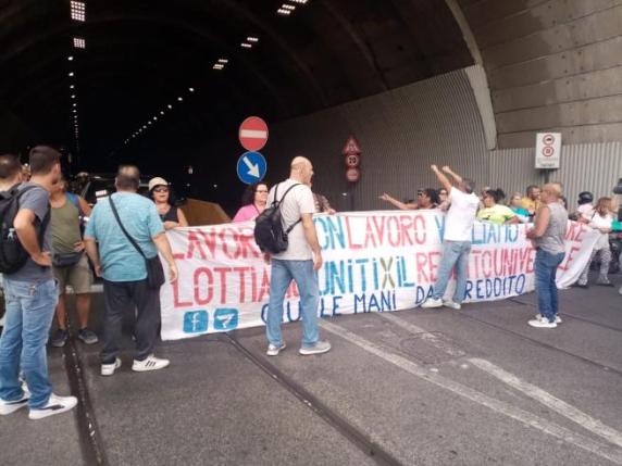 Reddito, mercoledì manifestano a Roma seicento disoccupati napoletani