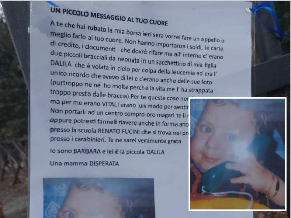 L'appello Di Una Mamma Al Ladro Che Le Ha Rubato La Borsa: «Ridammi I ...