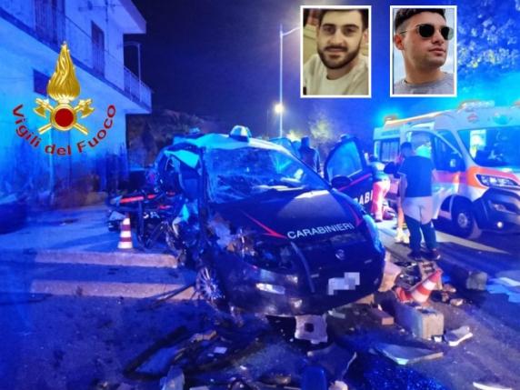 Incidente Campagna, morti i carabinieri Francesco Pastore e Domenico Ferraro. Quattro feriti nello schianto tra tre auto