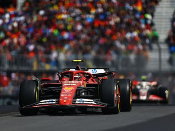 MONTREAL, QUEBEC - JUNE 09: Carlos Sainz of Spain driving (55) the Ferrari SF-24 on track during the F1 Grand Prix of Canada at Circuit Gilles Villeneuve on June 09, 2024 in Montreal, Quebec.   Mark Thompson/Getty Images/AFP (Photo by Mark Thompson / GETTY IMAGES NORTH AMERICA / Getty Images via AFP)