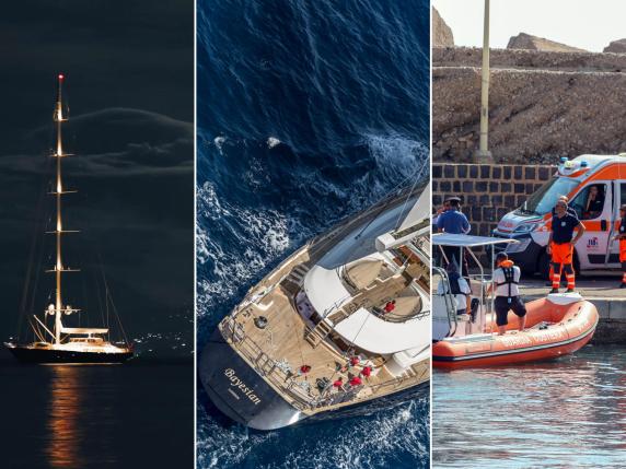 Barca a vela Bayesian affondata a Porticello, le ricerche dei dispersi del veliero