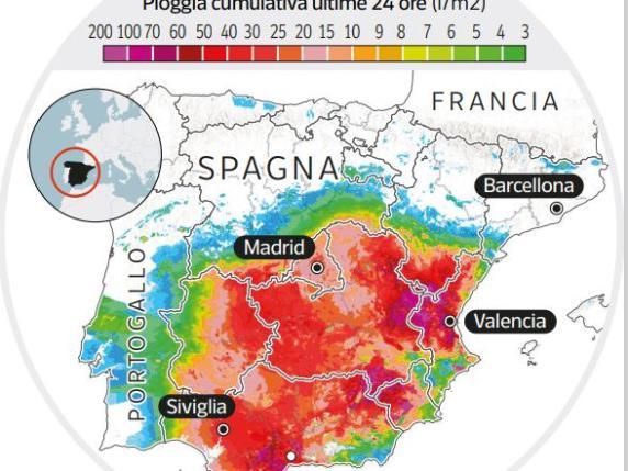 Ecco che cos'è la Dana, il fenomeno della «goccia fredda»