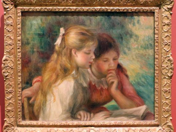 Le ragazze che leggono di Pierre Renoir, e il segreto di un grande pittore che amava la vita