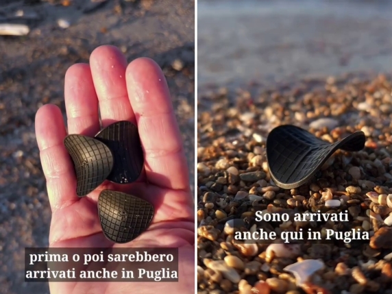 Sulle coste della Puglia l'invasione di misteriosi dischetti neri: cosa sono e da dove arrivano