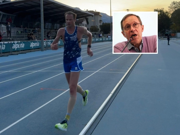 Alex Schwazer e Sandro Donati (nel riquadro)