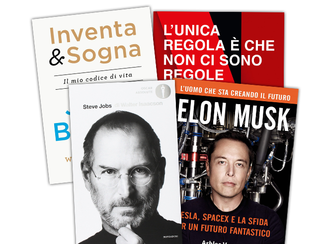Le biografie di Steve Jobs, Elon Musk: i guru della tecnologia