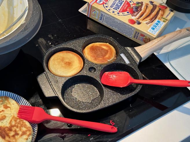 Pancake fatti in casa, la padella giusta per cucinarli senza