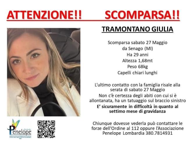 Giulia Tramontano, allarme a Senago per la scomparsa della 29enne: è  incinta al settimo mese | Corriere.it