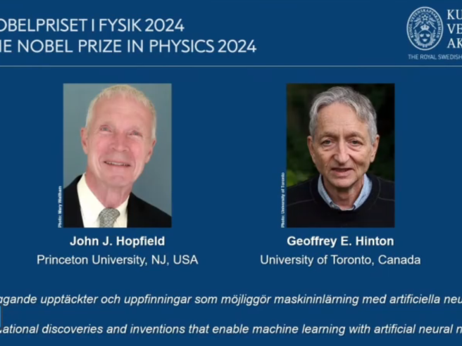 Premio Nobel 2024 per la Fisica a John J. Hopfield e Geoffrey E. Hinton | Corriere.it