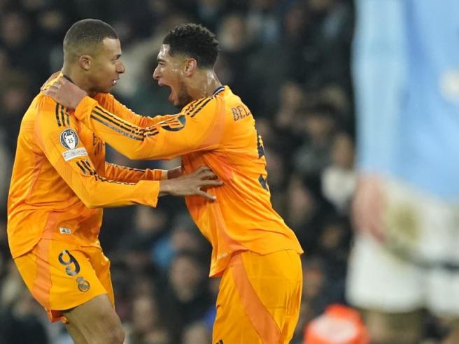 Manchester City-Real Madrid risultato 2-3: gli inglesi raggiunti due volte,  poi nel recupero segna Bellingham | Corriere.it