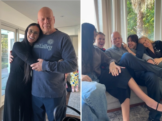 Bruce Willis ha compiuto 70 anni e l'ex Demi Moore pubblica le foto della  festa in famiglia con le figlie (e l'attuale moglie). «Ti amiamo» |  Corriere.it
