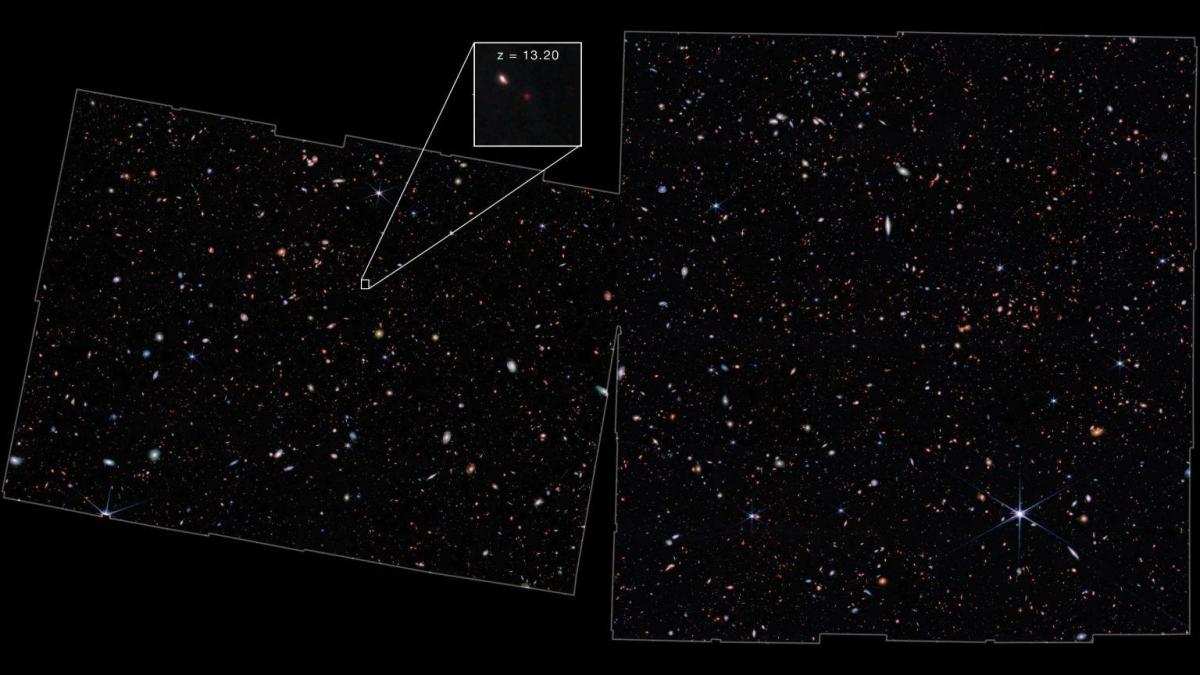 The James Webb Telescope has discovered the oldest galaxy ever, 13.4 billion light-years away
