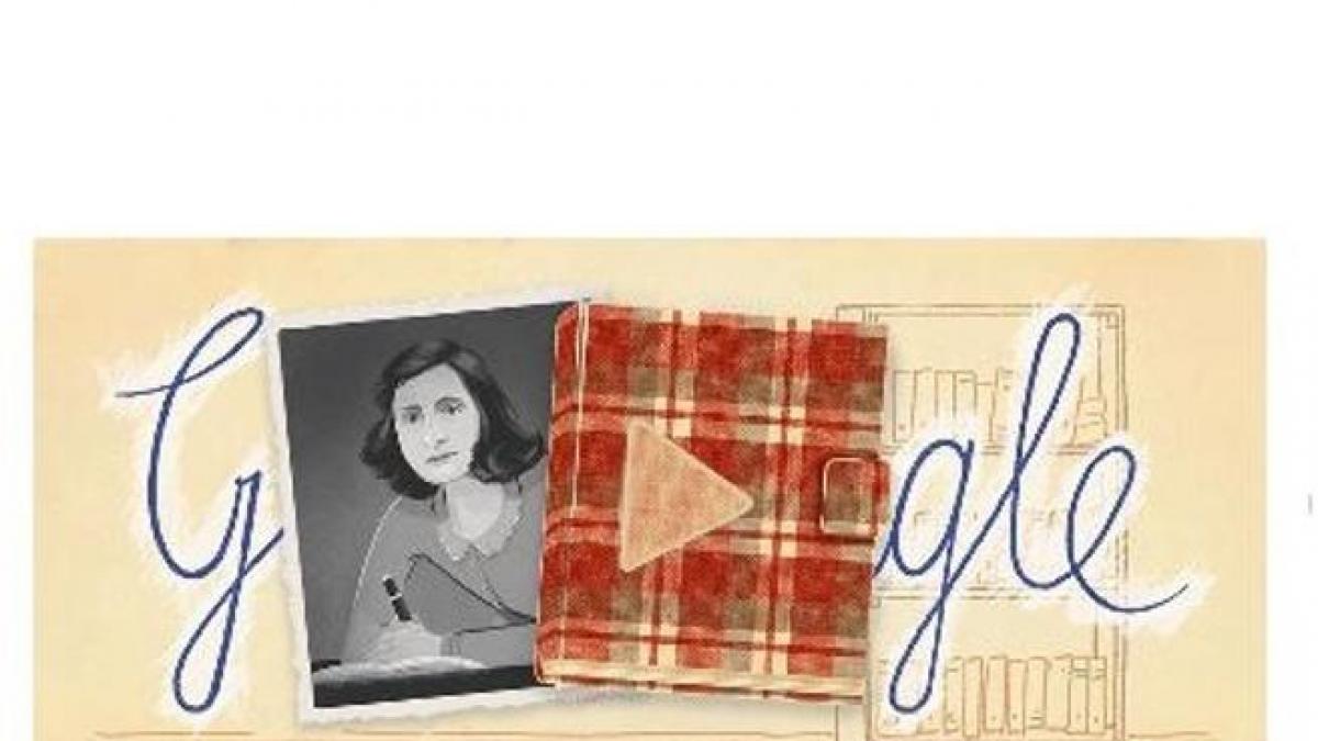 Anna Frank, il doodle di Google per i 75 anni dalla pubblicazione del diario