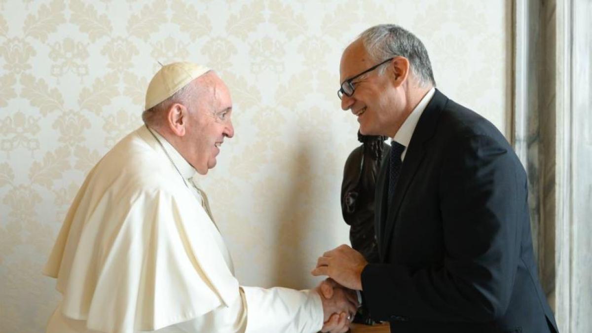 Il Sindaco Roberto Gualtieri In Visita Da Papa Francesco Per Parlare ...