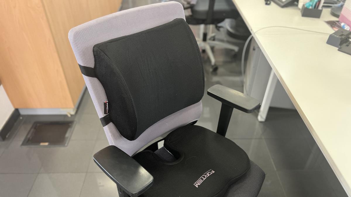 Cuscino sedile ortopedico e schienale e schienale Cuscini di supporto lombare  Cuscino per sedia da ufficio Sedile per auto in memory foam