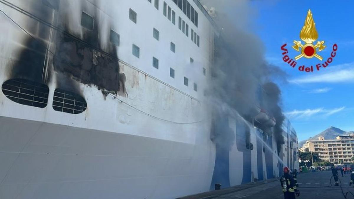 Porto Di Palermo, Sulla Nave Gnv Fiamme Da Quattro Giorni: Danni ...