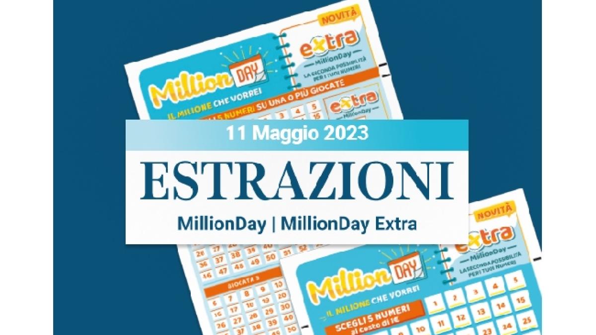 MillionDay E MillionDay Extra: I Numeri Vincenti Di Oggi, Giovedì 11 ...