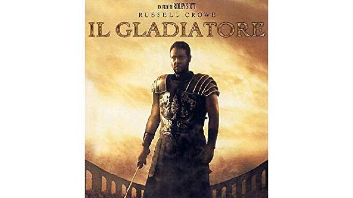 «Il gladiatore» in tv . Punti di sutura per Russell Crowe e la morte d'infarto di Oliver Reed. I 18 segreti