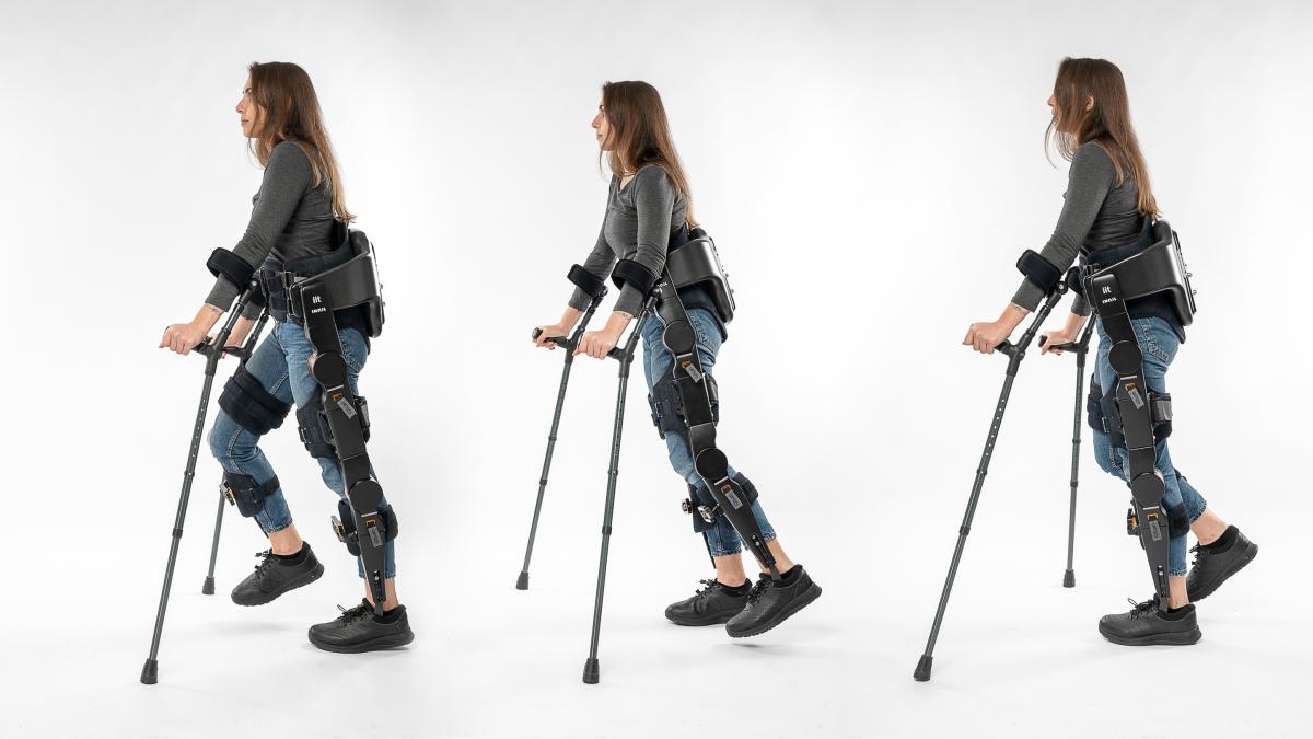 Walking again after paralysis thanks to an exoskeleton Pledge Times