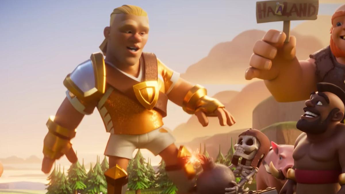 Erling Haaland diventa un personaggio del videogioco Clash of Clans |  Corriere.it