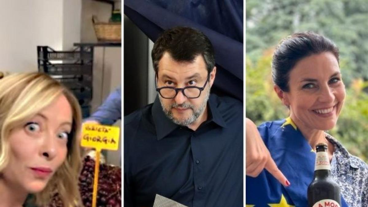 Politiker röstar inlägg: Meloni i video med Cherry och Salvini…