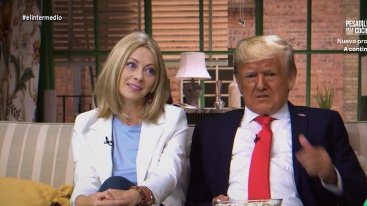 Giorgia Meloni e Donald Trump star (grazie all'AI) della sitcom satirica «Fachas» (Fasci), parodia di «Friends»