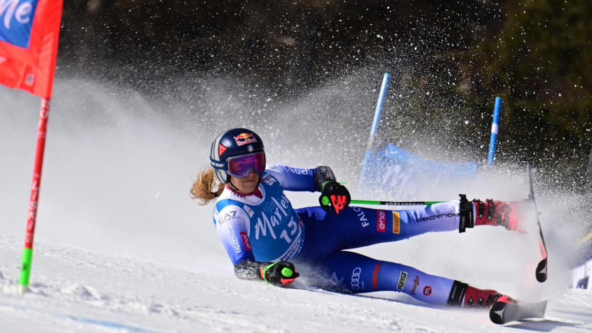 Alpine skiing, live coverage of the Kronplatz Giant: Federica Brignone exits in the second heat, Alice Robinson wins