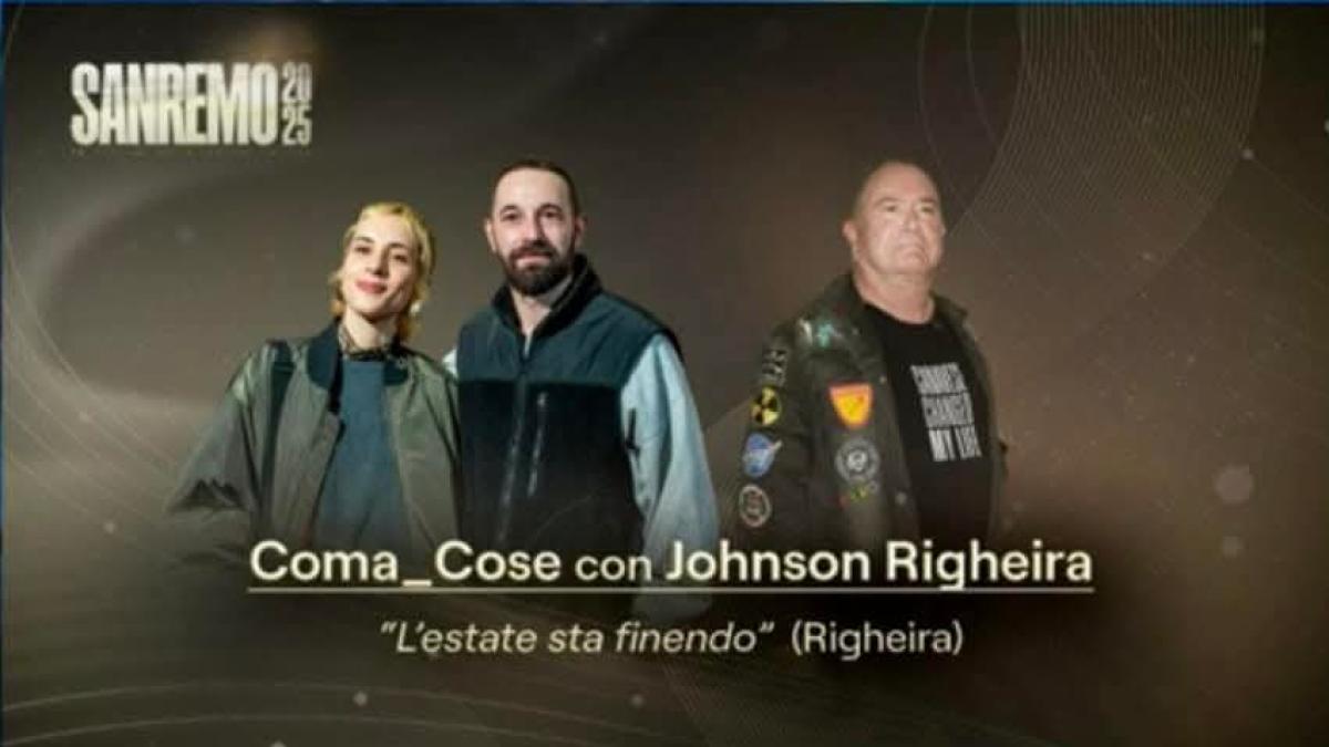 Johnson Righera a Sanremo con i Coma Cose: canterà «L'estate sta finendo» che ha compiuto quarant'anni