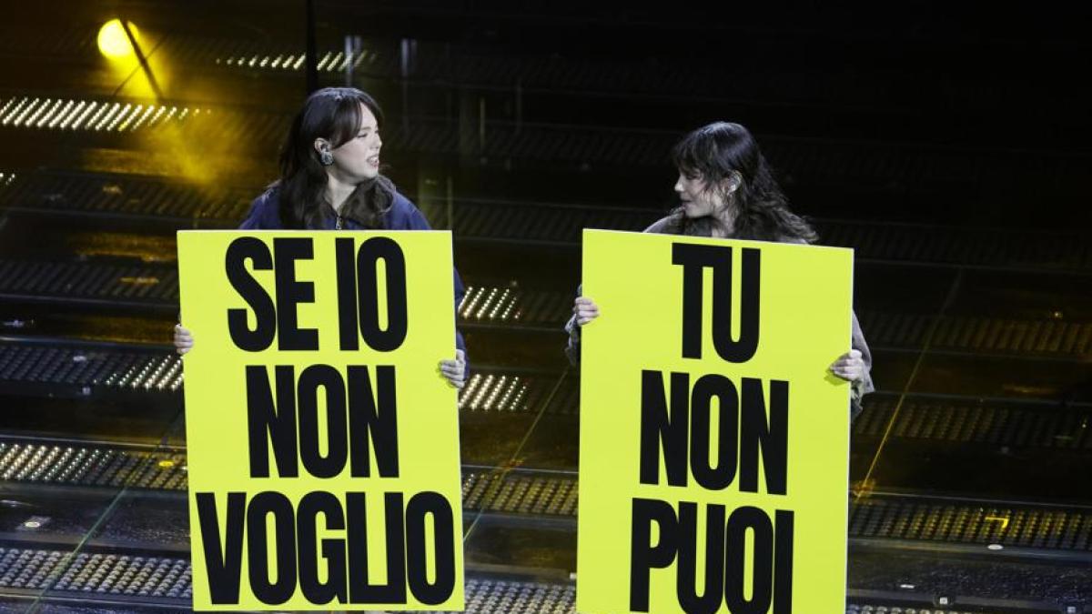 Vale Lp e Lil Jolie, a Sanremo inno all'amore e manifesto contro la violenza sulle donne: «Se io non voglio tu non puoi»