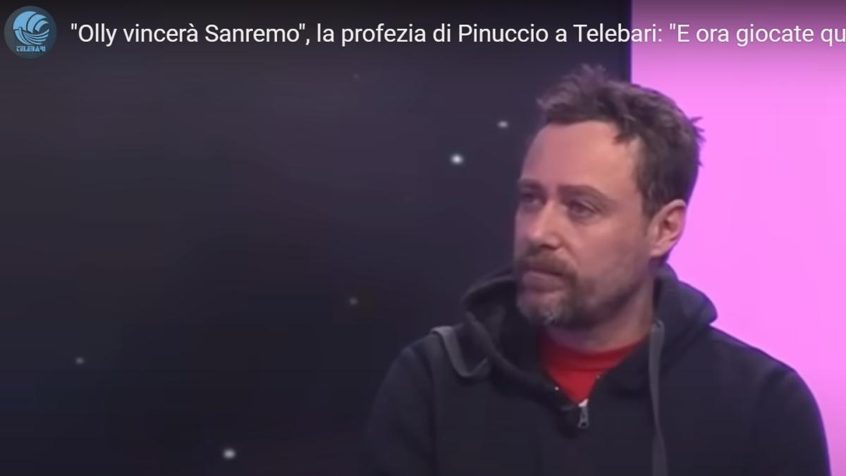 La profezia di Pinuccio è da brividi: «A Sanremo vince Olly». Il pronostico è di una settimana fa